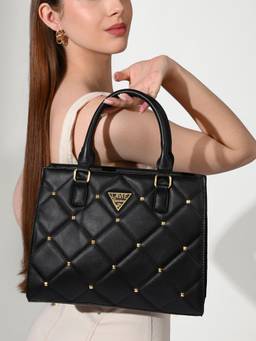 Lavie Signature - Women's Stud Juno Medium Satchel Handbag (M)