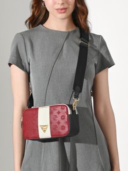 Lavie Signature - Red Womens Canyon Colorblock Sling Bag (S)