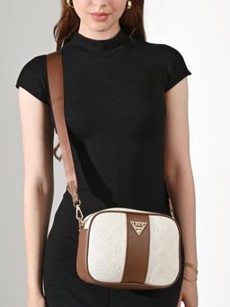 Lavie Signature - White Womens Monroe Colorblock Sling Bag (S)