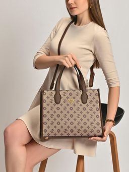 Lavie Signature - Women's Vancouver Tote Handbag (Taupe) (L)