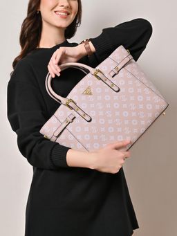 Lavie Signature - Womens Pink LS Montreal Large Tote Bag (L)