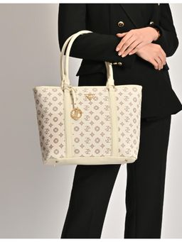 Lavie Signature - Women's Mono Jackson Flap Large Satchel Handbag (L)