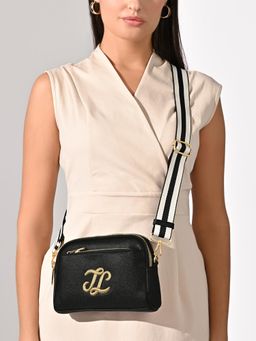 Lavie Signature - Cape Black Solid Sling Bag