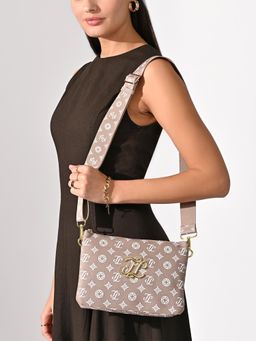 Lavie Signature - Mono Oak Pink Printed Sling Bag