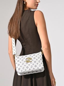 Lavie Signature - Mono Oak Off White Printed Sling Bag