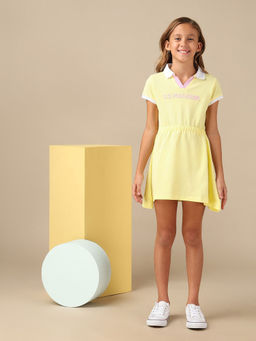 U.S. POLO ASSN. - Girls Brand Printed Polo Dress