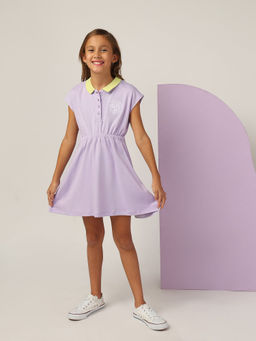 U.S. POLO ASSN. - Girls Cinched Waist Polo Dress