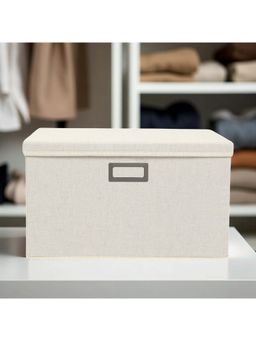 STOR - Off-White Cotton-Hemp Foldable Storage Box
