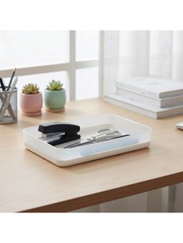 STOR - Modular Storage Organiser- Ecru Transparent