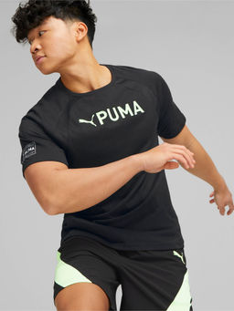 Puma - Fit Ultrabreathe Triblend Mens Black T-Shirt