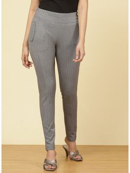 Lakshita - Slate Grey Essential Solid Pants