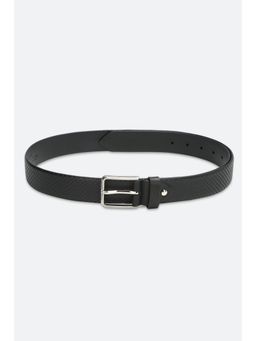 Van Heusen - Men Black Solid Casual Belt Solid Plain