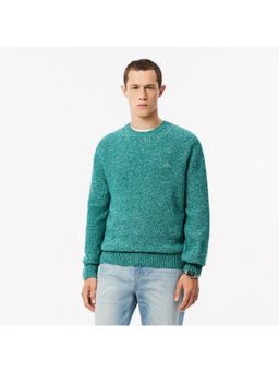 Lacoste - Mercerized Carded Wool Crew Neck Sweater