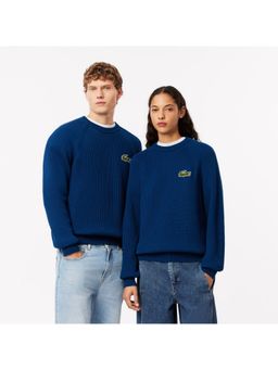 Lacoste - Pearl Rib Cotton Crew Neck Sweater