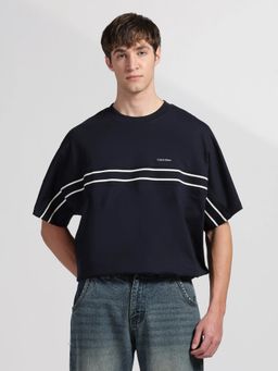 Calvin Klein - Jeans Blue Cotton Casual T-Shirt