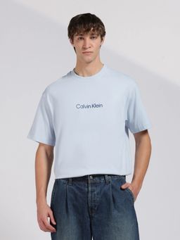 Calvin Klein - Jeans Blue Cotton Casual T-Shirt