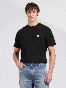 Calvin Klein - Jeans Black Cotton Casual T-Shirt