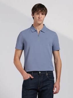 Calvin Klein - Jeans Blue Cotton Casual Polo T-Shirt