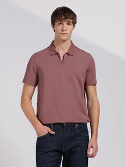 Calvin Klein - Jeans Pink Cotton Casual Polo T-Shirt