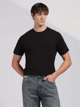 Calvin Klein - Jeans Black Cotton Casual T-Shirt