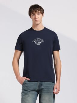 Calvin Klein - Jeans Blue Cotton Casual T-Shirt