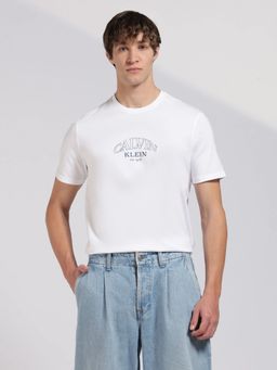 Calvin Klein - Jeans White Cotton Casual T-Shirt