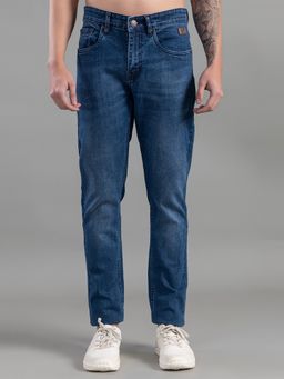Club York - Blue Slim Fit Solid Denim Jeans