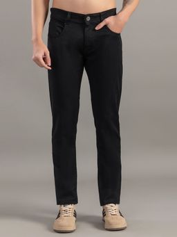 Club York - Black Skinny Fit Solid Denim Jeans