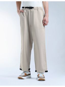 Flying Machine - Grey Twill Relaxed Fit Pant