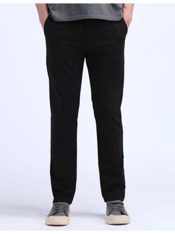 Flying Machine - Black Slash Slim Tapered Fit Pant