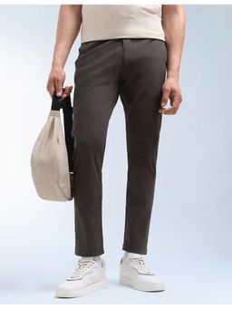 Flying Machine - Grey Slash Slim Tapered Fit Twill Pant