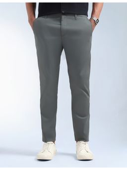 Flying Machine - Grey Slash Slim Tapered Twill Trousers