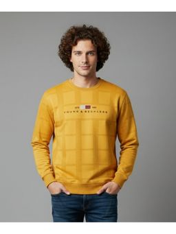 SANDPIPER - Mustard Round Neck Full Sleeve T-Shirt