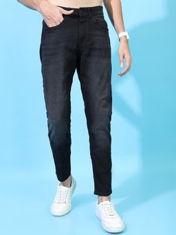 HIGHLANDER - Black Skinny Fit Solid Jeans