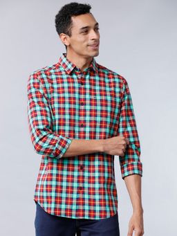 HIGHLANDER - Cotton Checks Multicolour Shirt