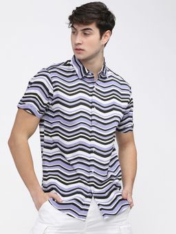 HIGHLANDER - Cotton Printed Multicolour Shirt