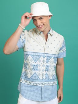 HIGHLANDER - Cotton Blue Shirt