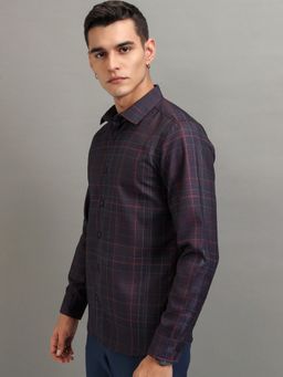 HIGHLANDER - Cotton Checks Blue Shirt