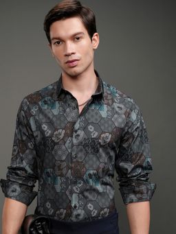 HIGHLANDER - Multi-Colour Floral Slim Fit Casual Shirt
