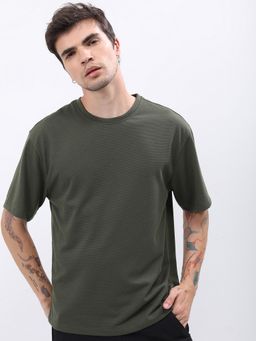 HIGHLANDER - Popcorn Structured Oversized T-Shirt
