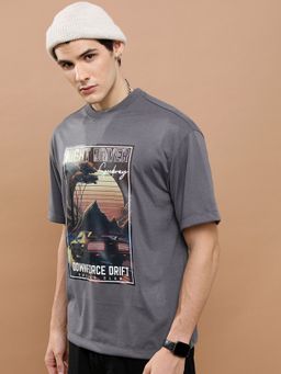 HIGHLANDER - Graphic Printed Drop Shoulder Oversized T-Shirt