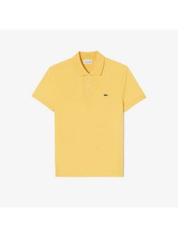 Lacoste - Yellow Slim Fit Stretch Piqua Polo T-Shirt