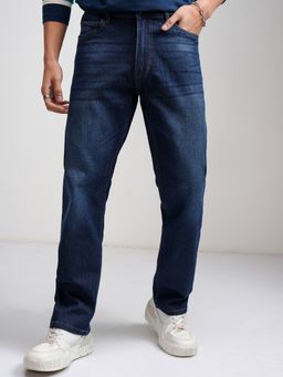 HIGHLANDER - Blue Solid Jeans