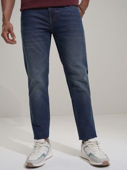 HIGHLANDER - Blue Slim Fit Solid Jeans
