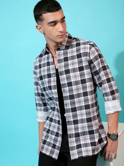 HIGHLANDER - Multi-Colour Checks Regular Fit Casual Shirt