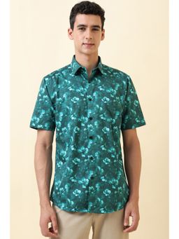 Allen Solly - Men Floral Print Half Sleeves Casual Shirt