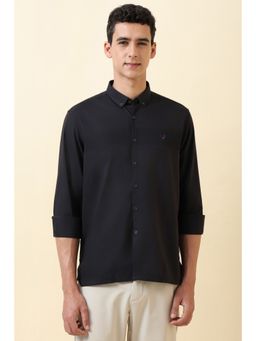 Allen Solly - Men Black Full Sleeves Casual Shirt