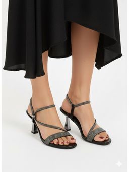 LYDC LONDON - Ultra-Comfort Black Party Heels