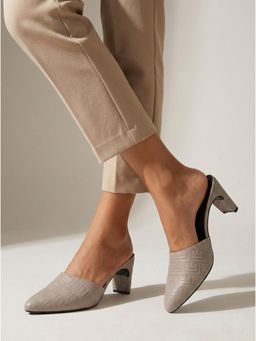 LYDC LONDON - Ultra-Comfort Grey Mules