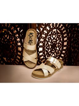 Kickers - Women Kick Vega Gold Platform Sandals